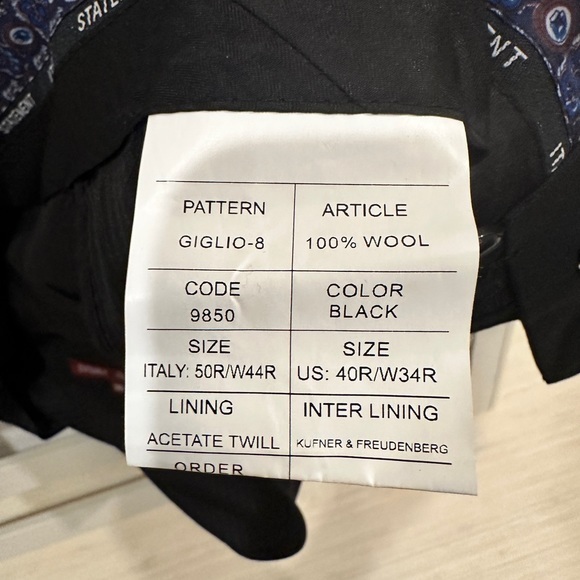 STATEMENT SPORT JACKET GIGLIO-8-BLACK‎ - Picture 10 of 11